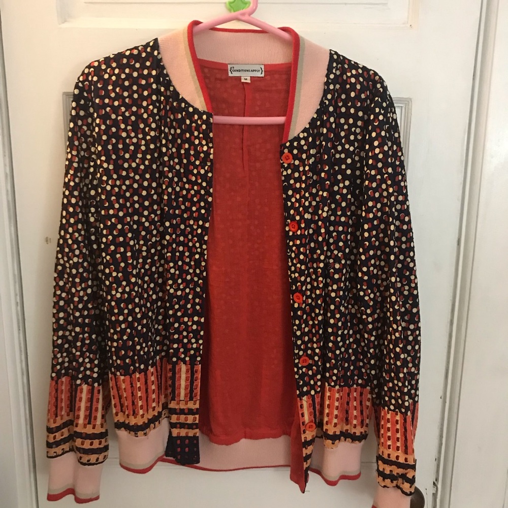 Anthropologie Conditions Apply bomber jacket-NWOT